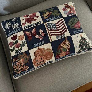 Months Decorative Throw Pillow